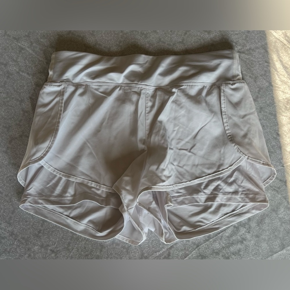 White Shorts w/spandex
